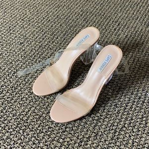 Clear/Nude Heels (7.5)